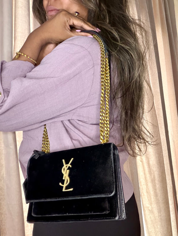 Saint Laurent velvet Sunset