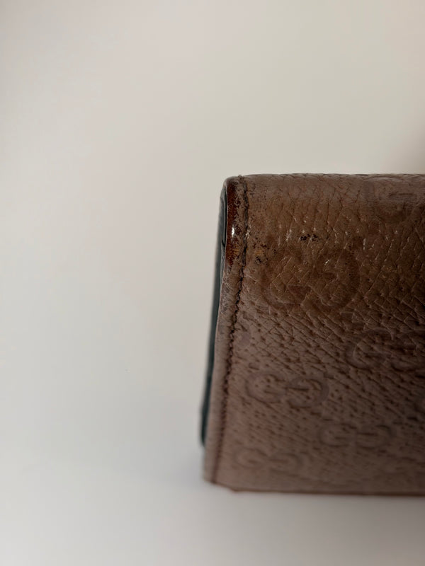 Gucci monogram canvas wallet