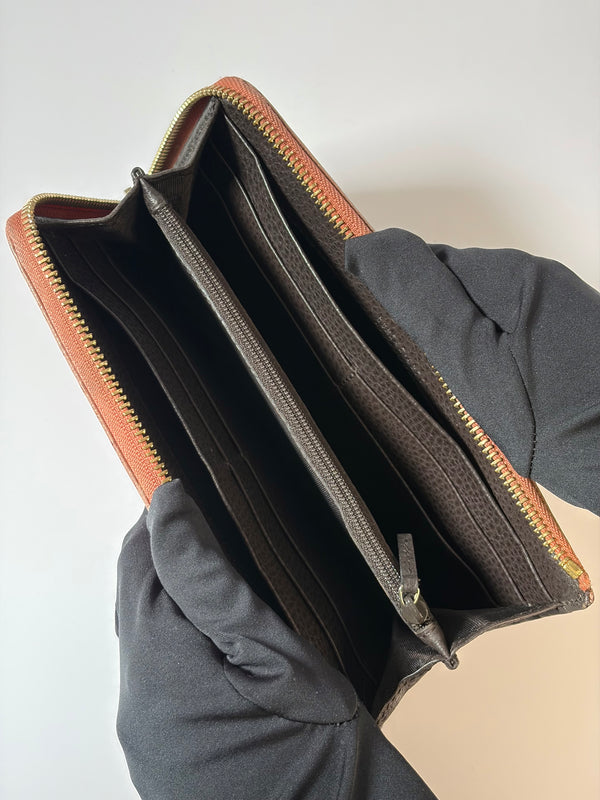 Gucci monogram canvas wallet