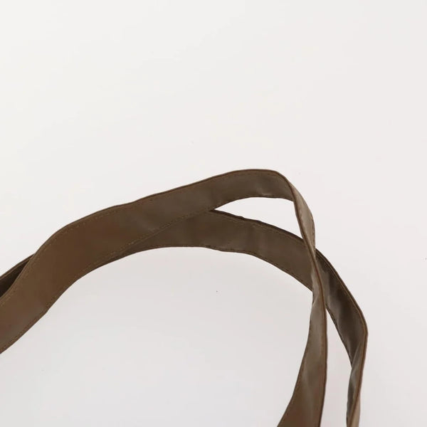 Chanel Vinyl Tote Bag & Pouch – Brown