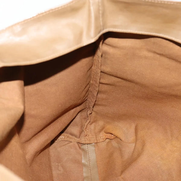 Chanel Vinyl Tote Bag & Pouch – Brown