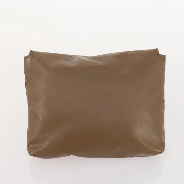 Chanel Vinyl Tote Bag & Pouch – Brown