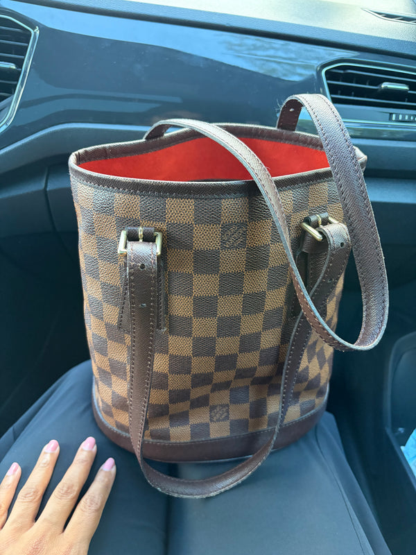 Louis Vuitton Marais Bucket Bag PM – Damier Ebene