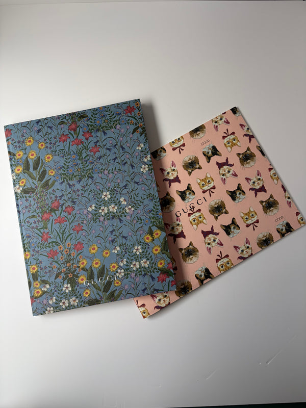 Brand New Gucci Notebooks – Set of 2