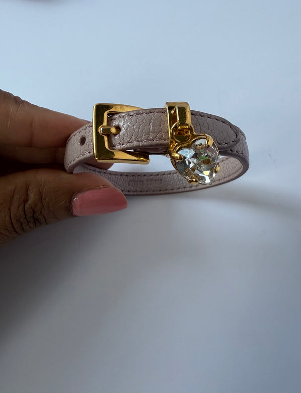 Miu Miu Madras Bracelet – Orchidea, Size M