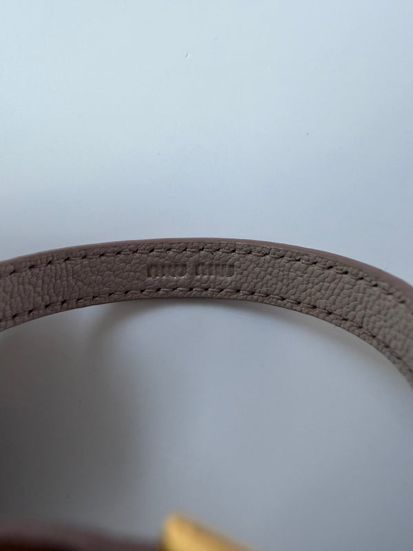 Miu Miu Madras Bracelet – Orchidea, Size M