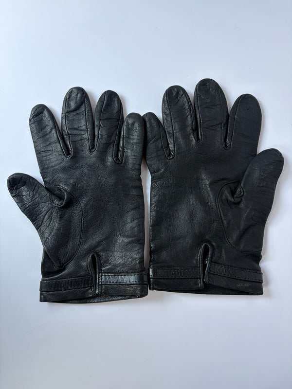 Gucci Horsebit Leather Gloves – Black